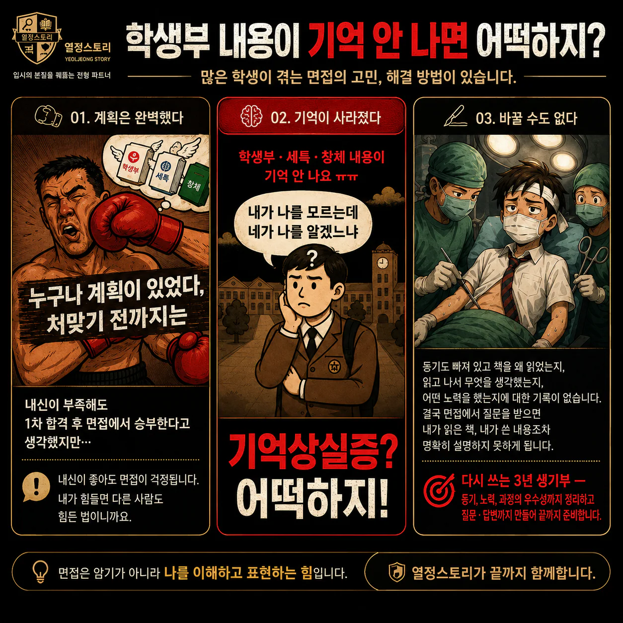 수시진단 결과를 학생부 면접 준비로 연결하는 안내