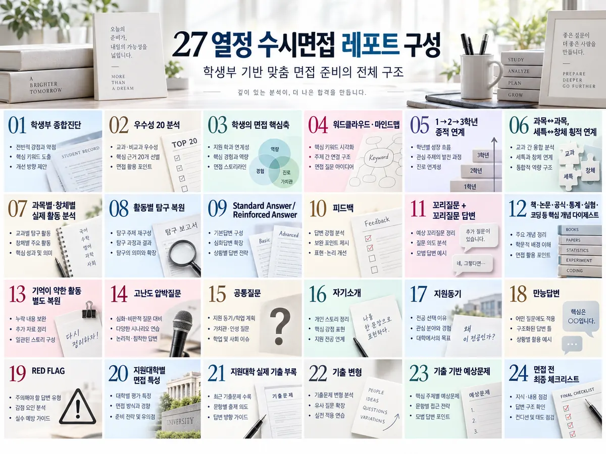 27 열정 수시면접 레포트 구성 24